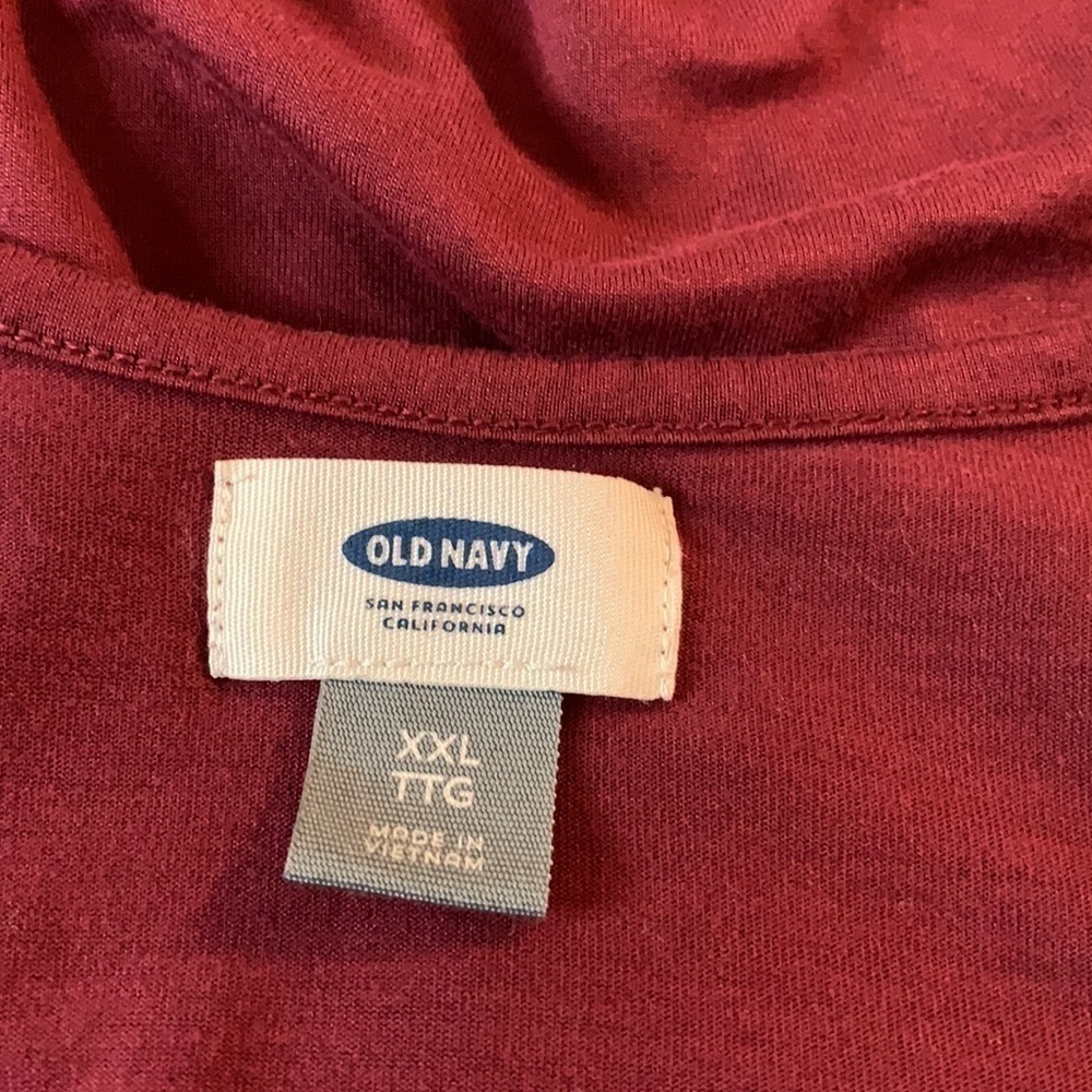 Old navy drop shoulder scoop back top - Picture 5 of 6